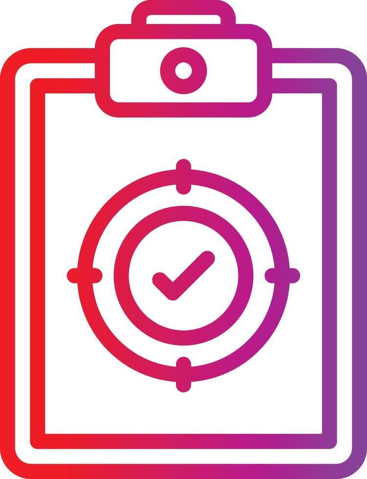A clipboard with a check mark on it vector
