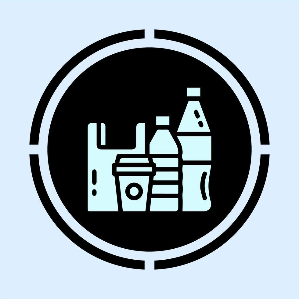 simple plastic illustration icon vector