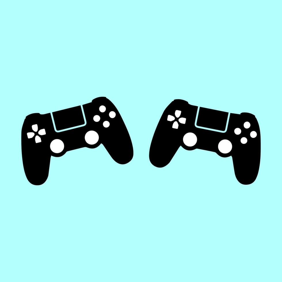 Console Control Joystick Emblem Gaming Galore Gamepad Joystick Icon Illustration vector