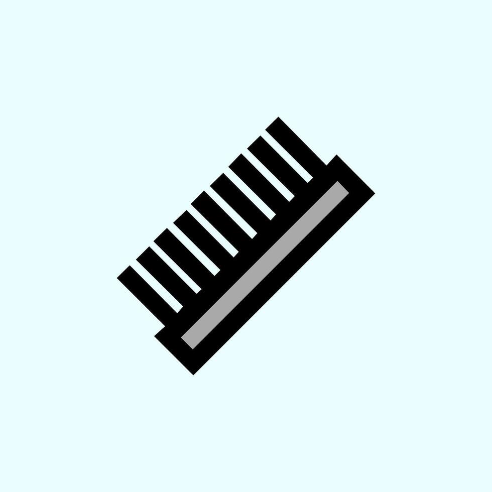 simple design clothes brush icon vector