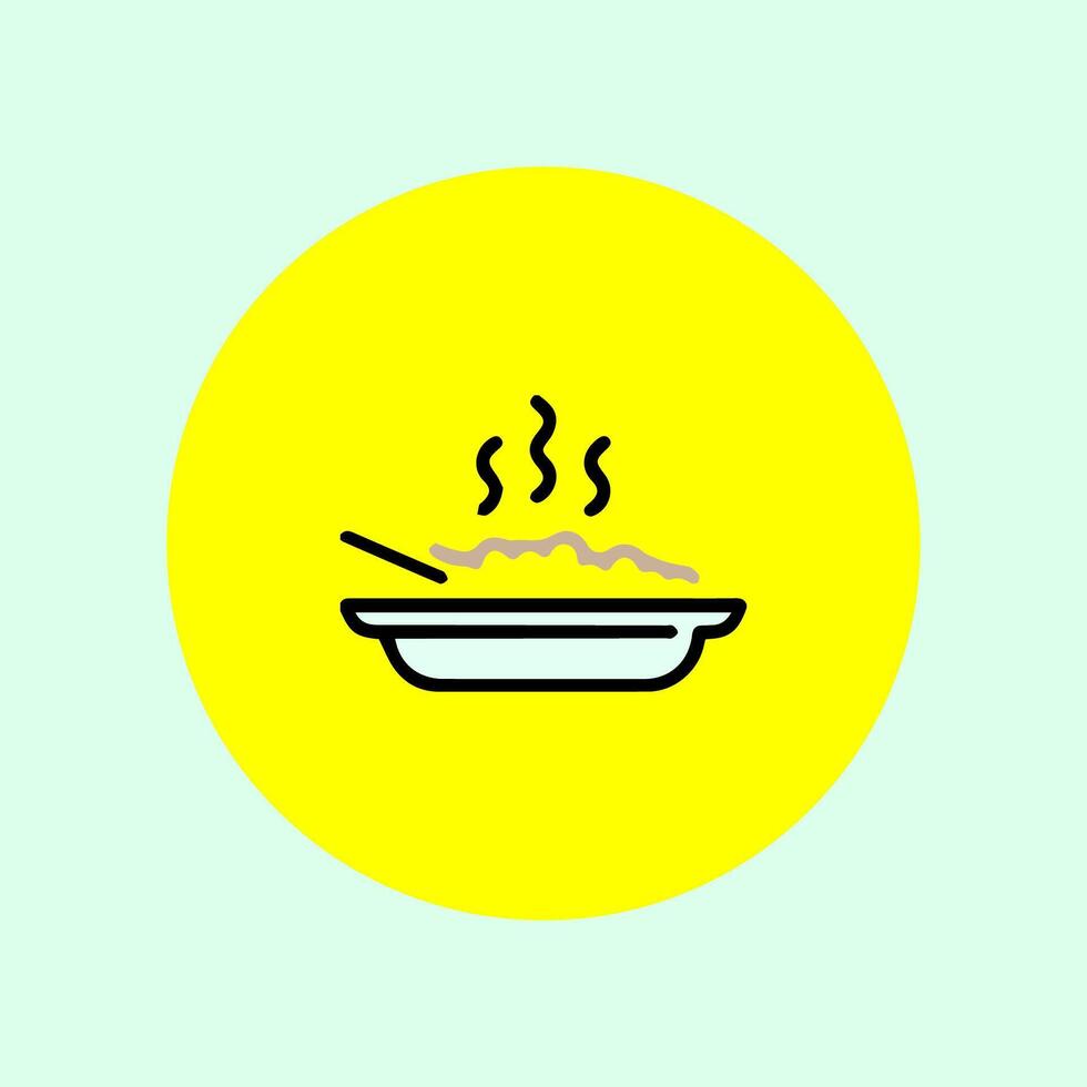 noodle icon vectors illustration