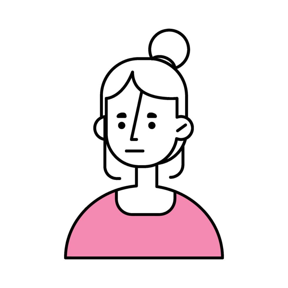 confused face expression vector