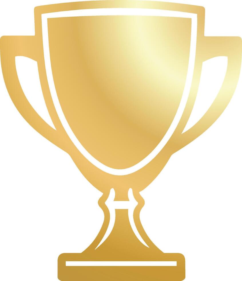 Award winner golden Trophy design. Champion sign. Leadership happy successful. Victory prize tropy graphic design symbol. and illustration. Fast first place vector