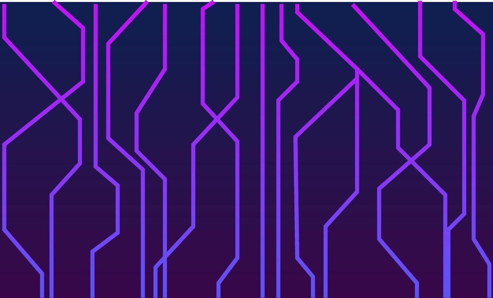 A purple and blue background with lines vector