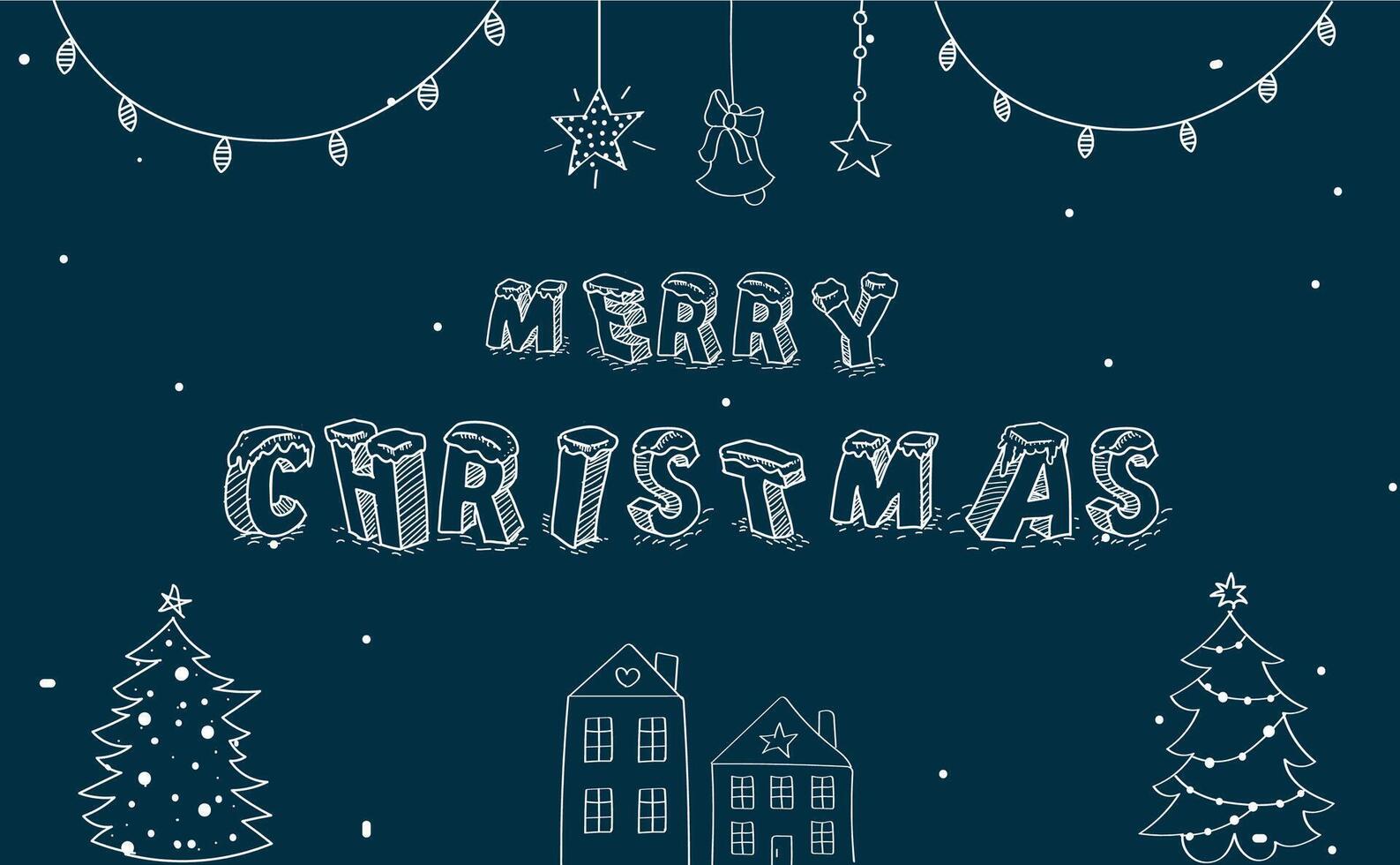 christmas cards greetings. vector
