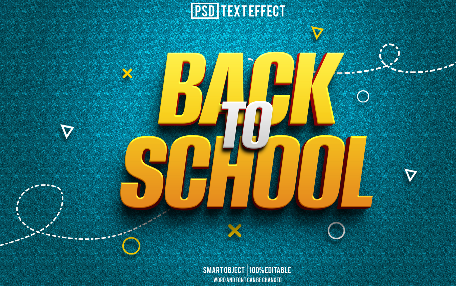 back to school text effect, font editable, typography, psd