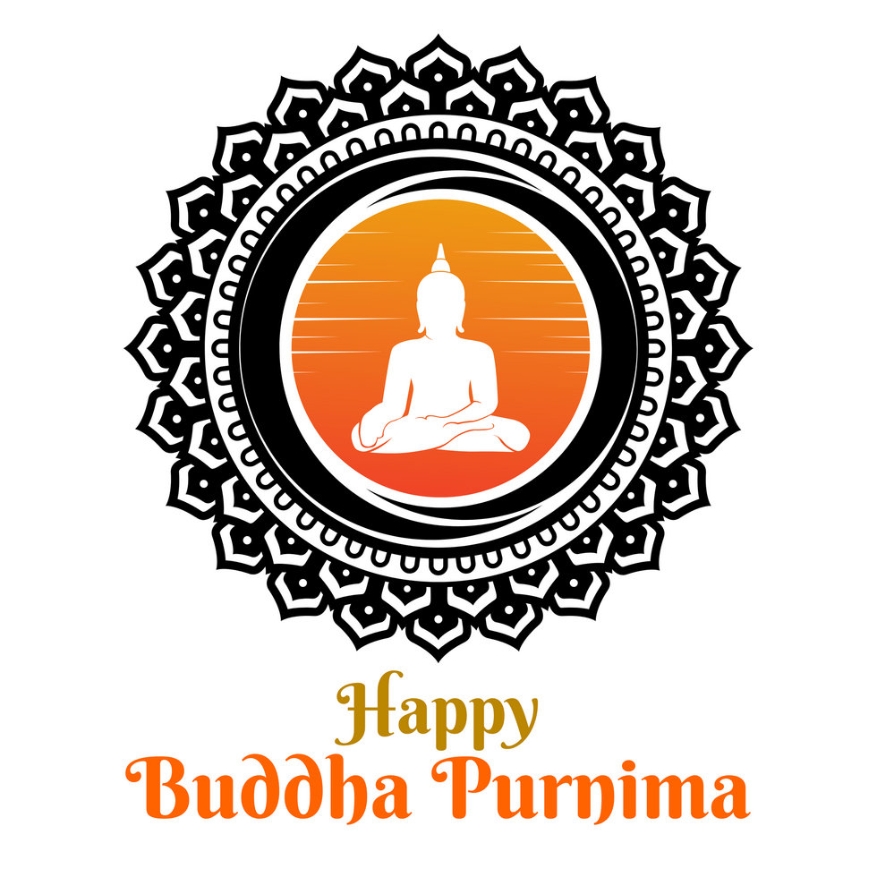 buddha Purnima template psd