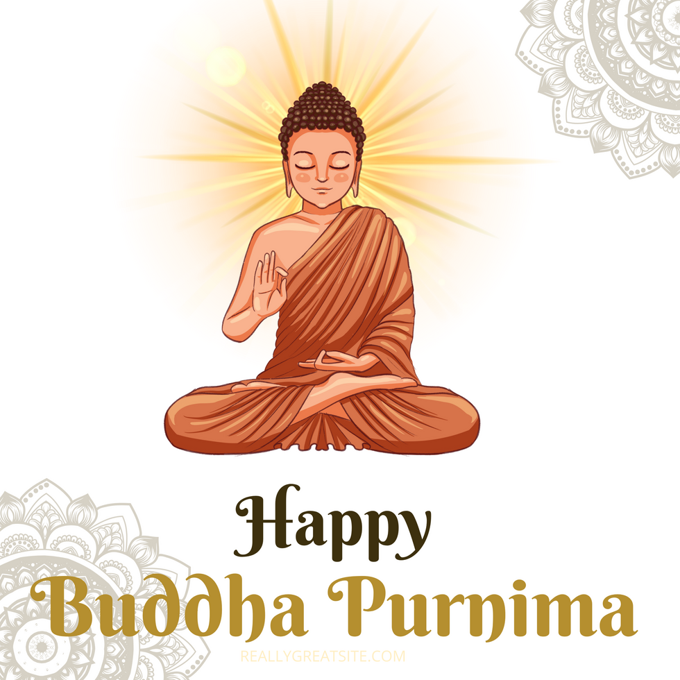 Happy Buddha Purnima psd