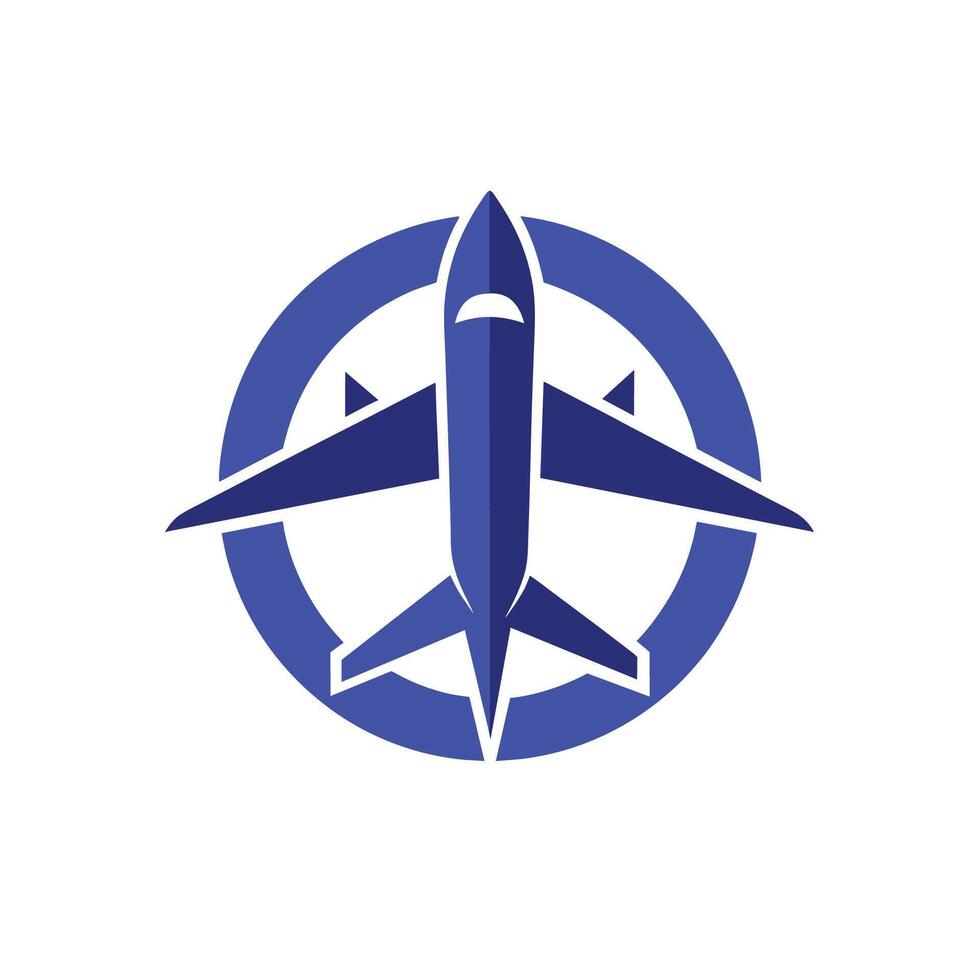 Airplane icon illustration vector