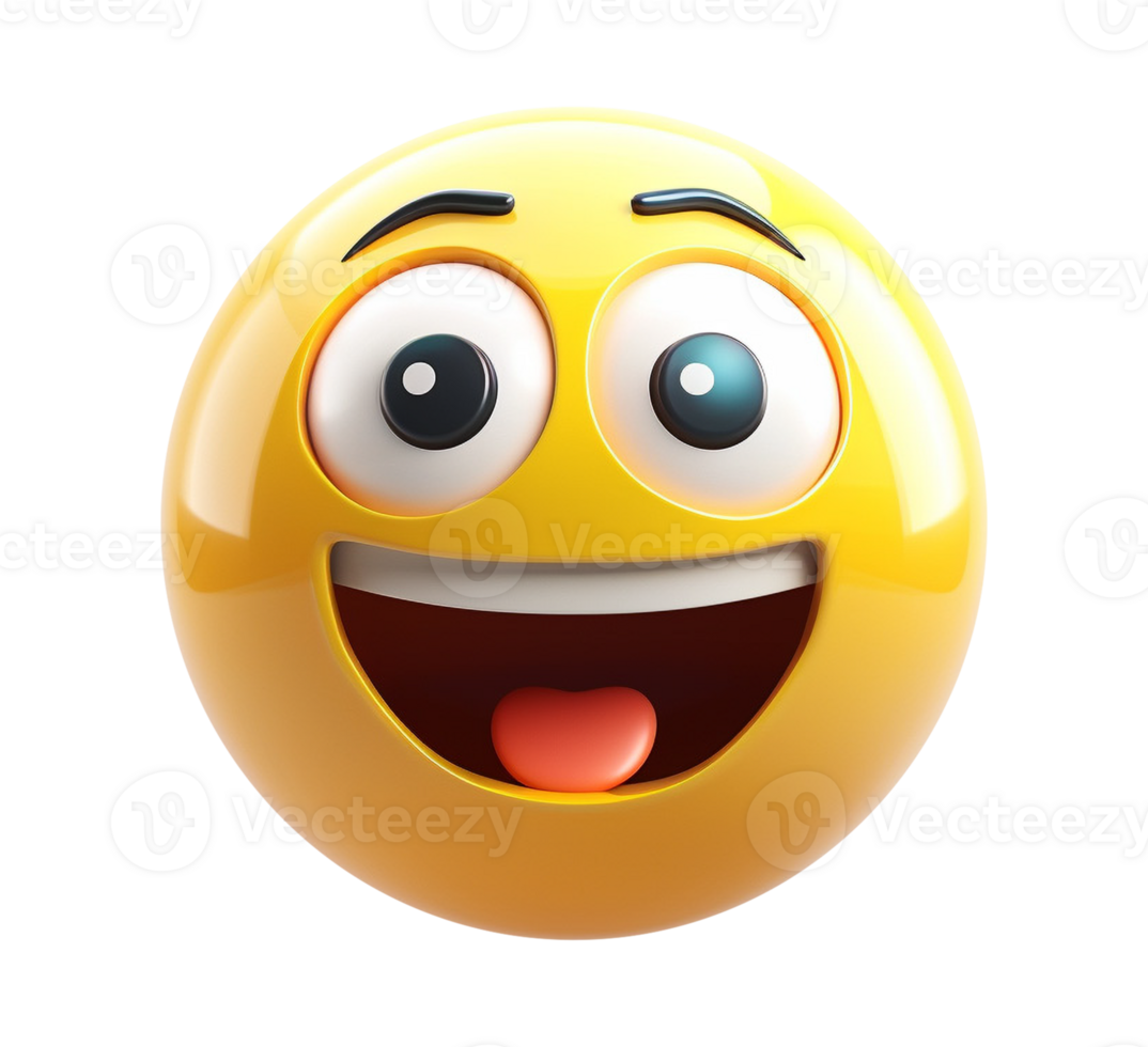 A yellow emoticion with a big smile png