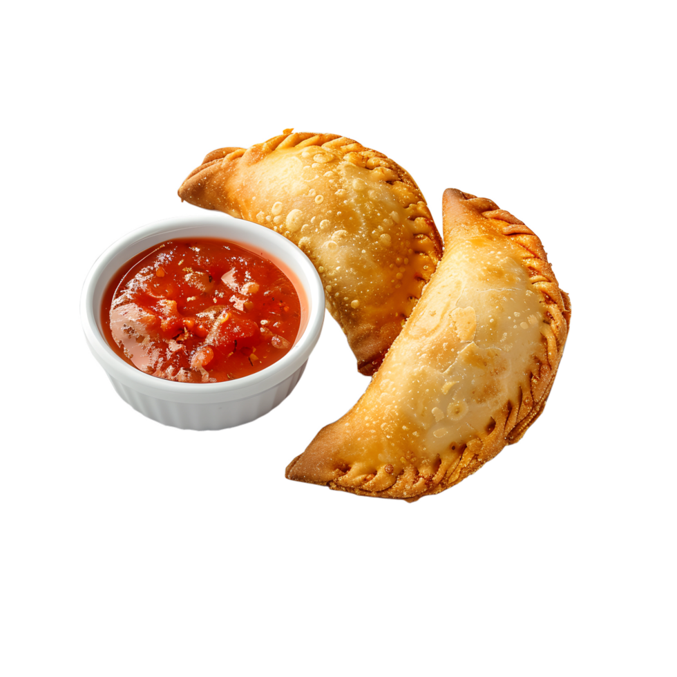 Delicious Stuffed Empanada on Transparent Background png