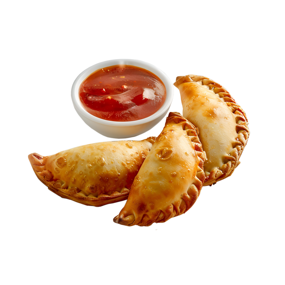 Savory Empanada Isolated on Transparent Background png