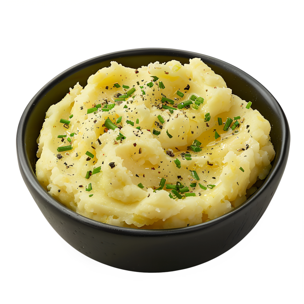 Delicious Mashed Potatoes Isolated png