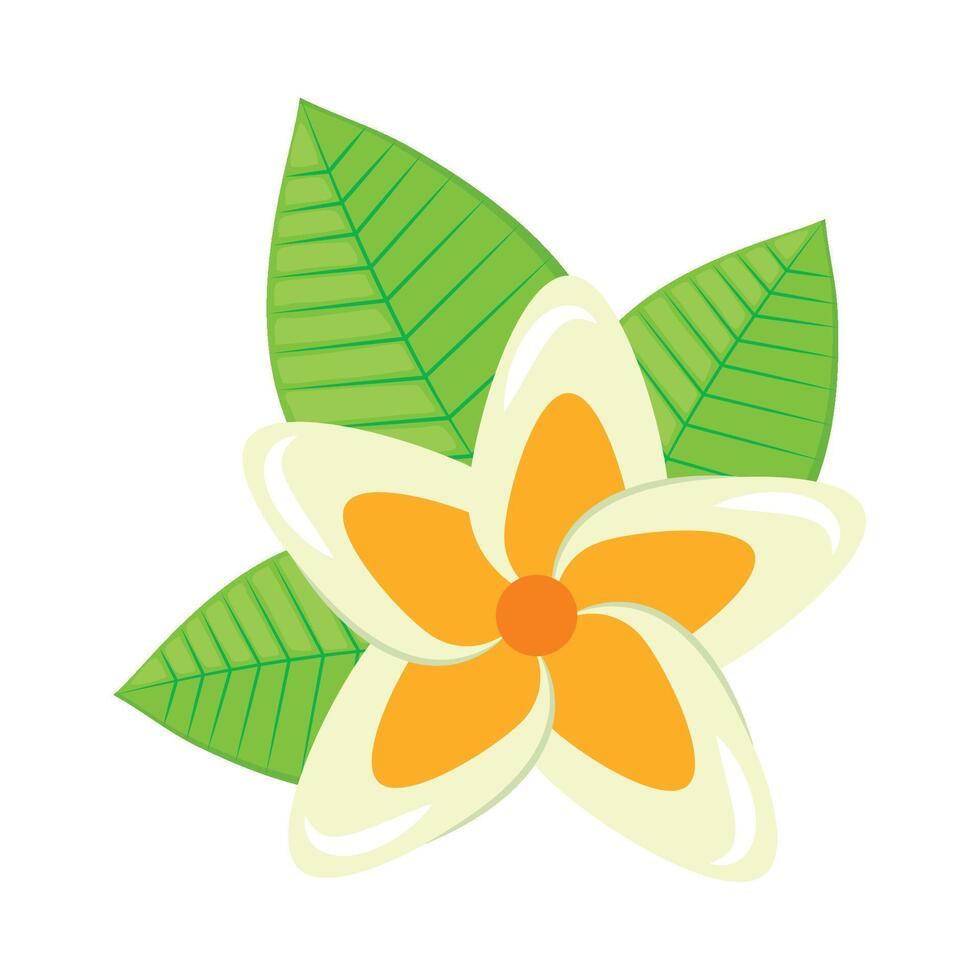 flower decoration design isolated vector