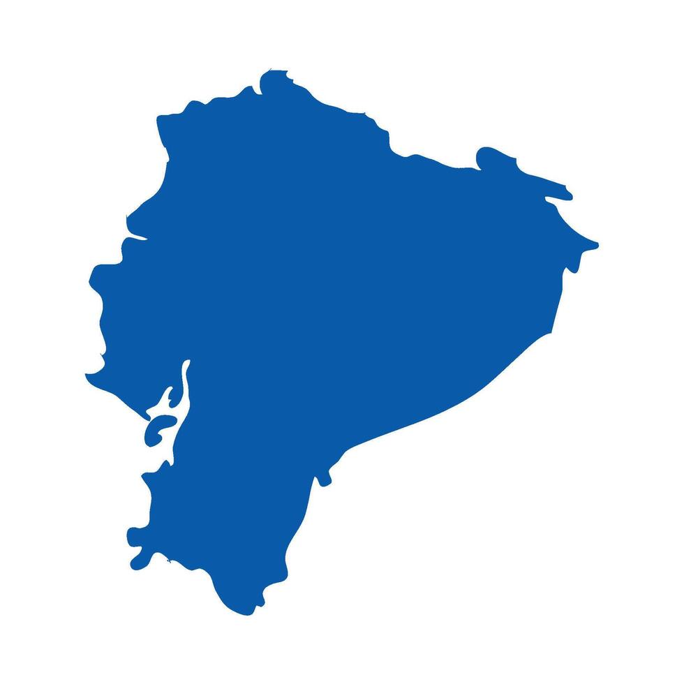 ecuador map illustration vector