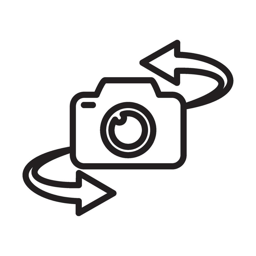 virtual reality camera isolated icon vector