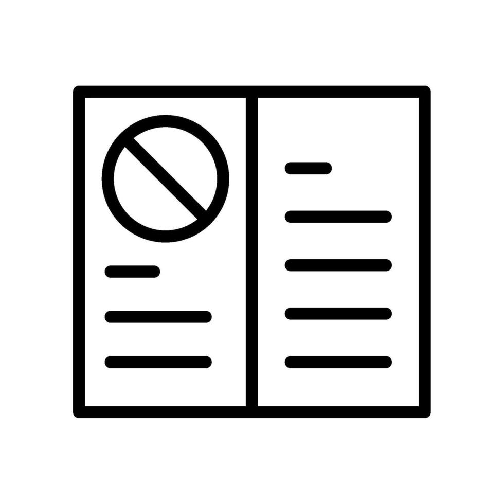 rule guide icon vector