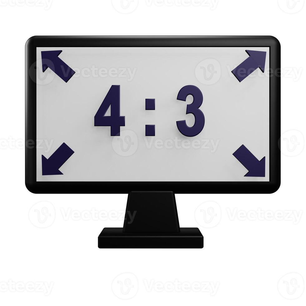 ratio monitor with transparent background photo