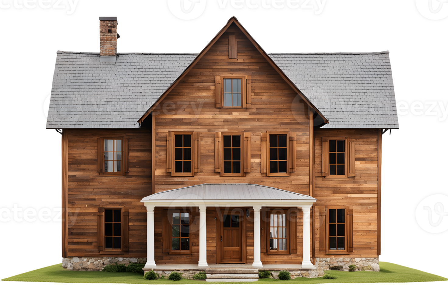 Farmhouse Building Isolated on Transparent Background png