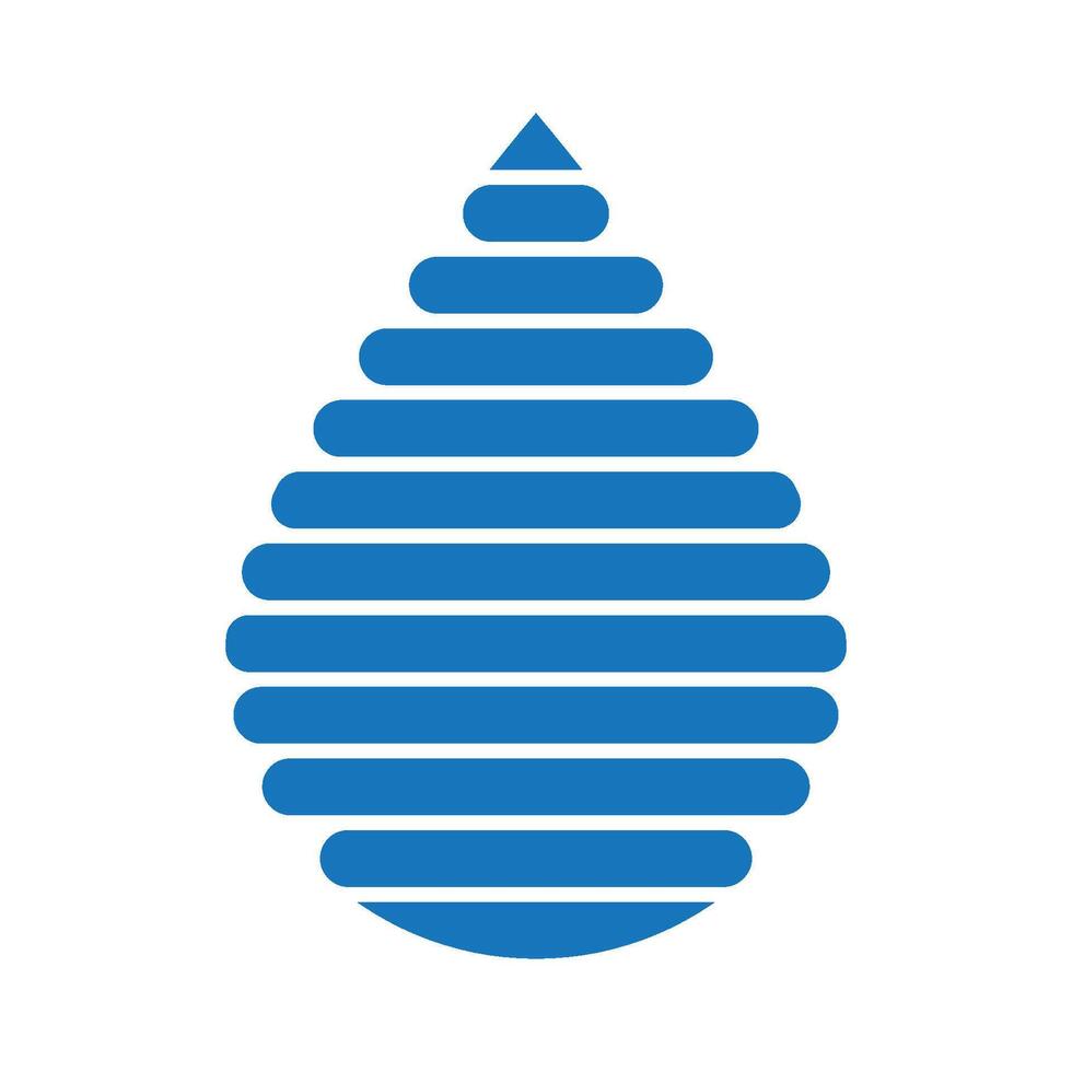 Water Drop Illustration Icon vector