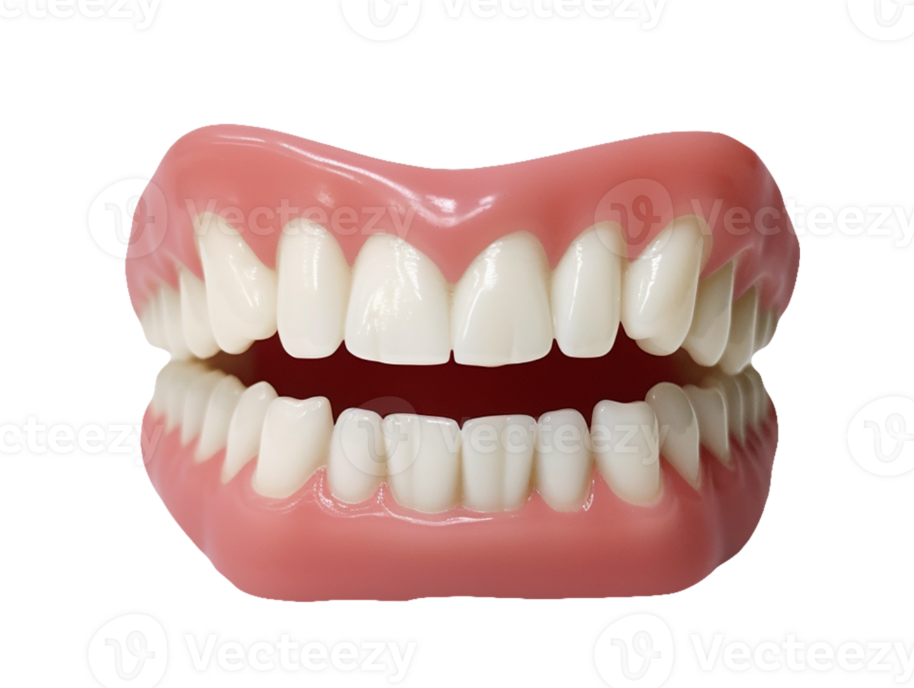 A model of a fake tooth with a missing tooth png