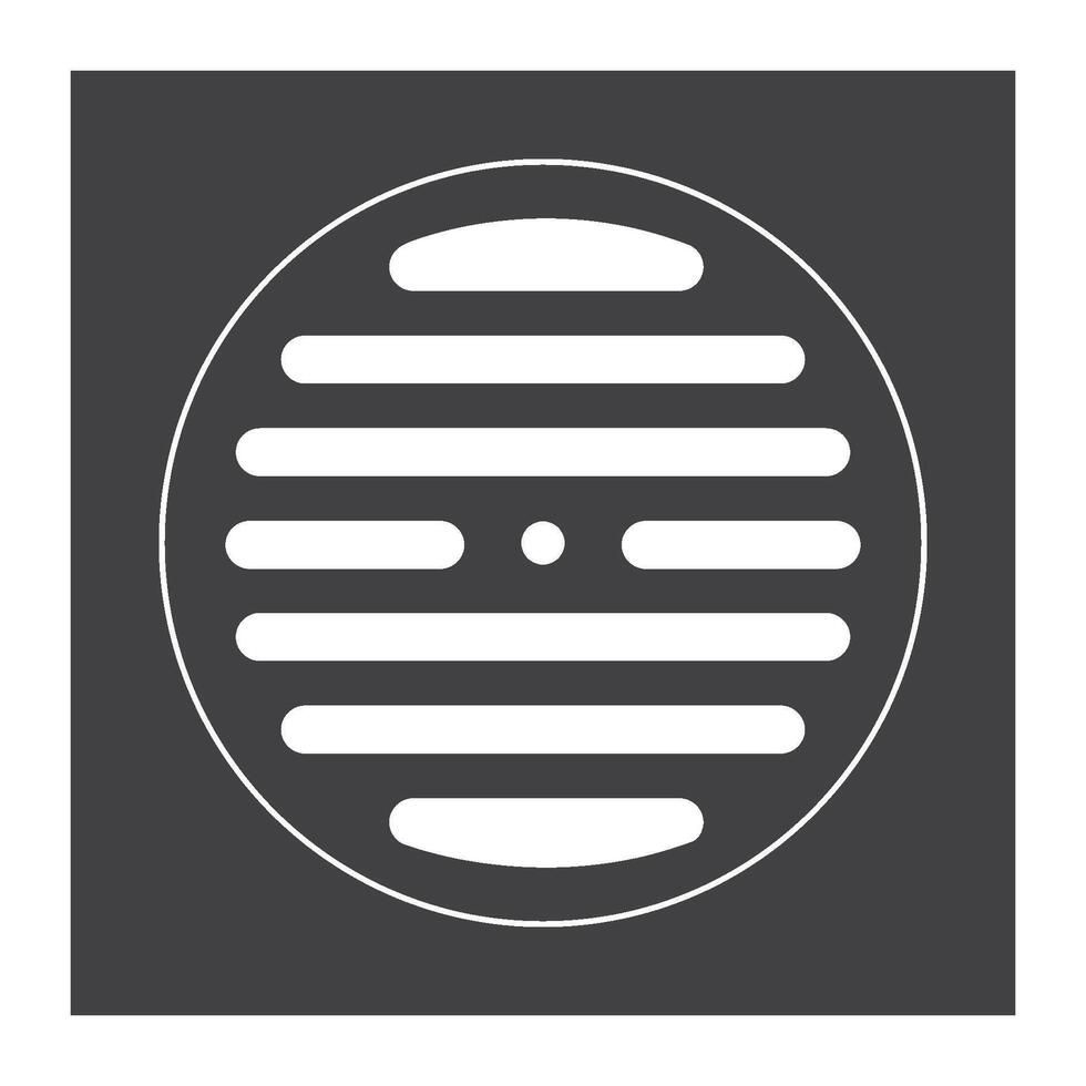 water drainage filter symbol design vector