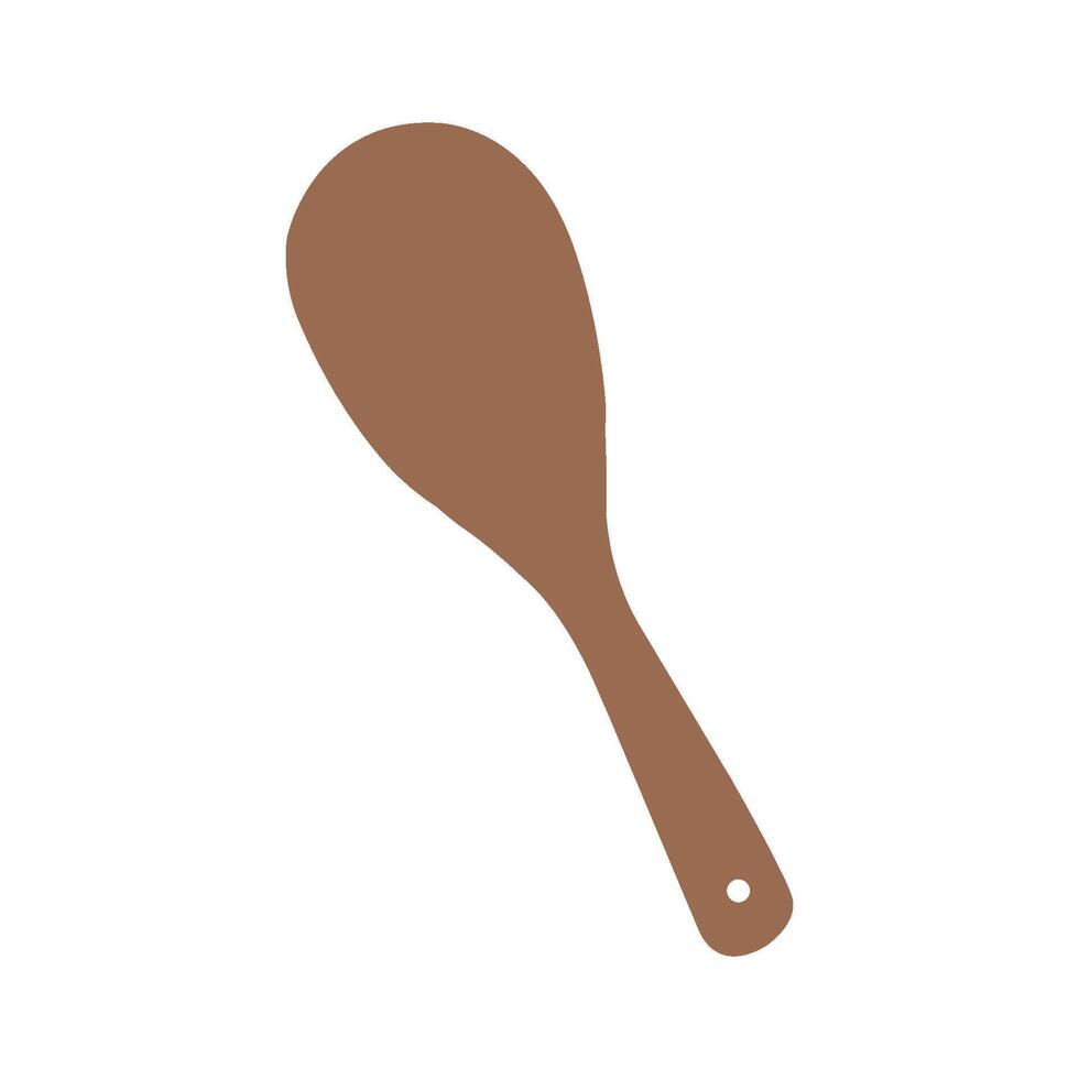 rice spoon icon logo design vector