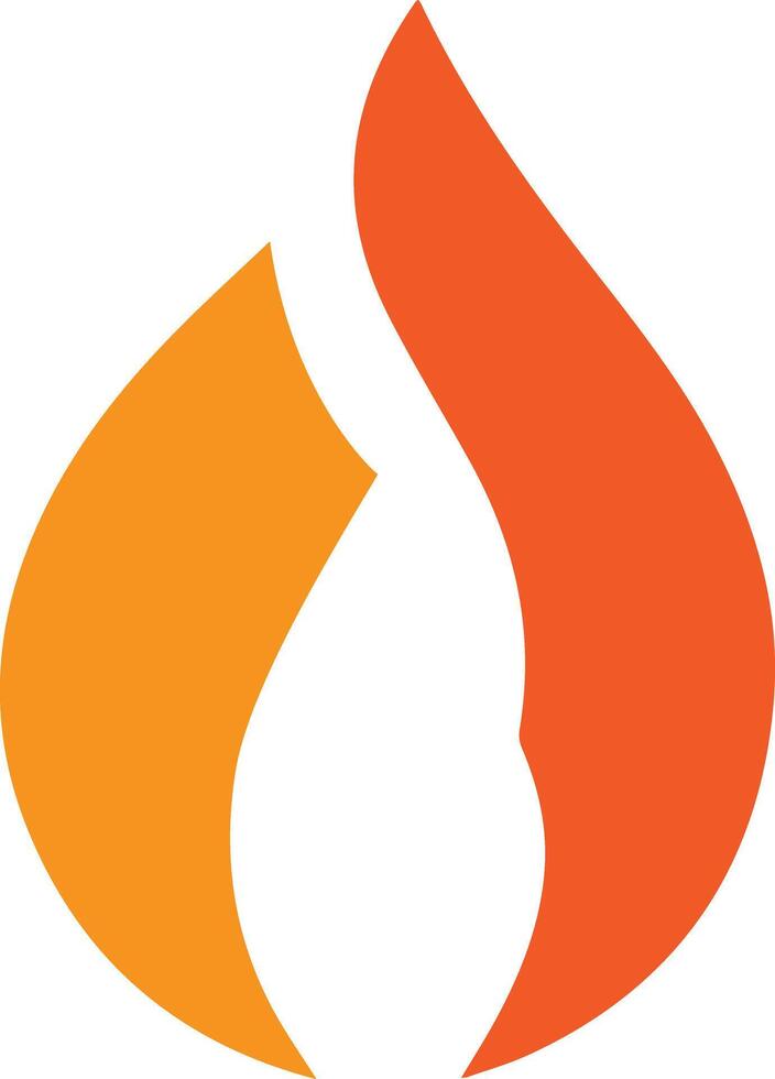Fire flame icon created for different types of companies. The design is clean, striking, and beautiful, making it ideal for logos, posters, t-shirts, and a range of graphic projects vector
