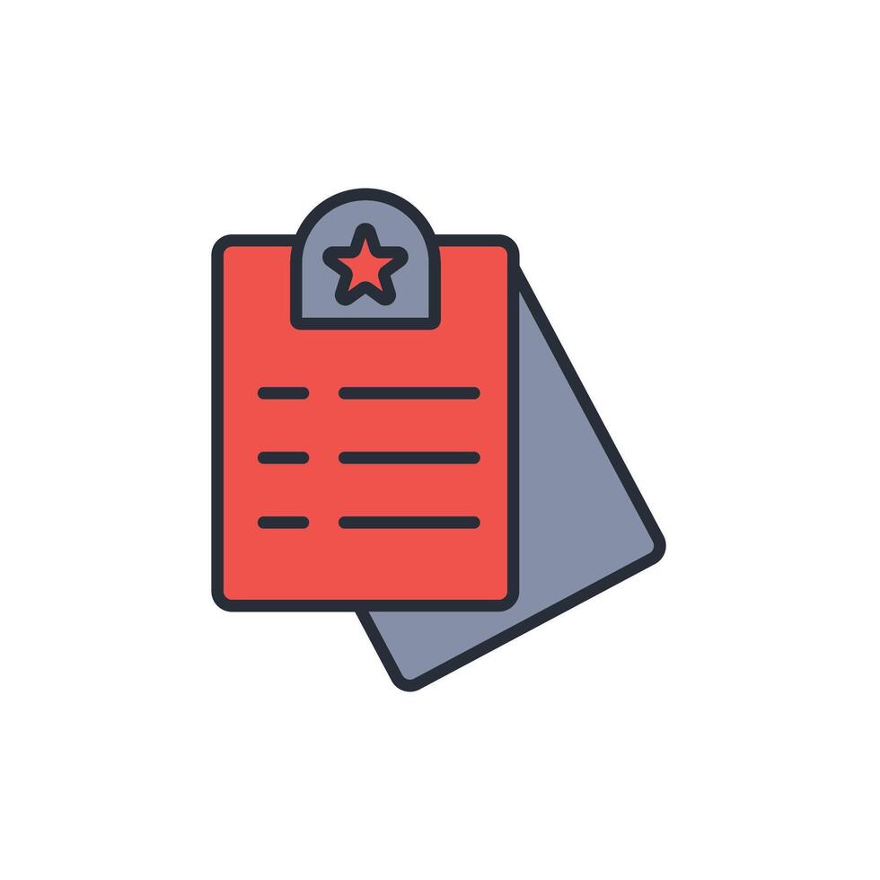 results icon. .Editable stroke.linear style sign for use web design,logo.Symbol illustration. vector