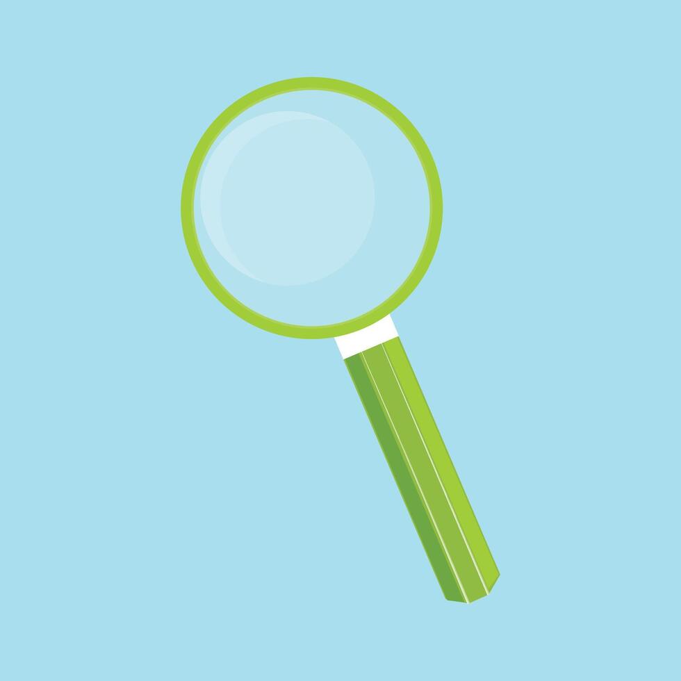 Magnifying glass tool icon isolated vector
