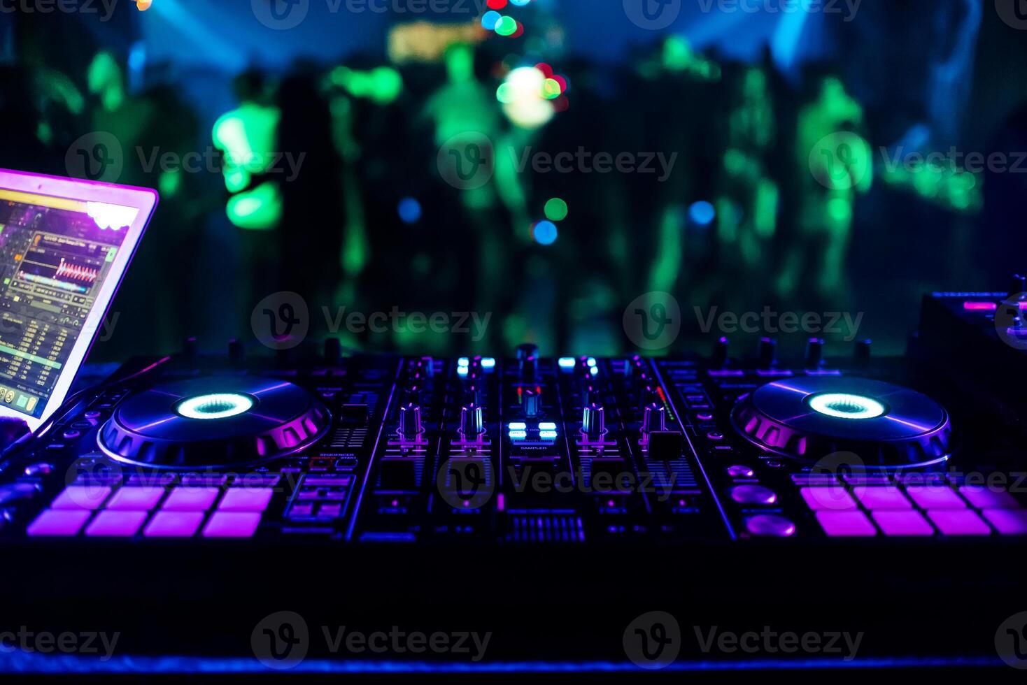 professional music controller DJ Board for mixing electronic music photo