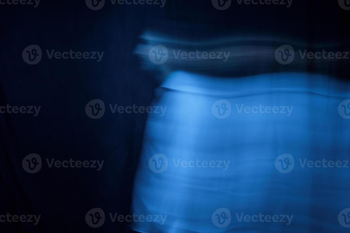 abstract blurry portrait of a male ghost. concept of the soul and the other world photo