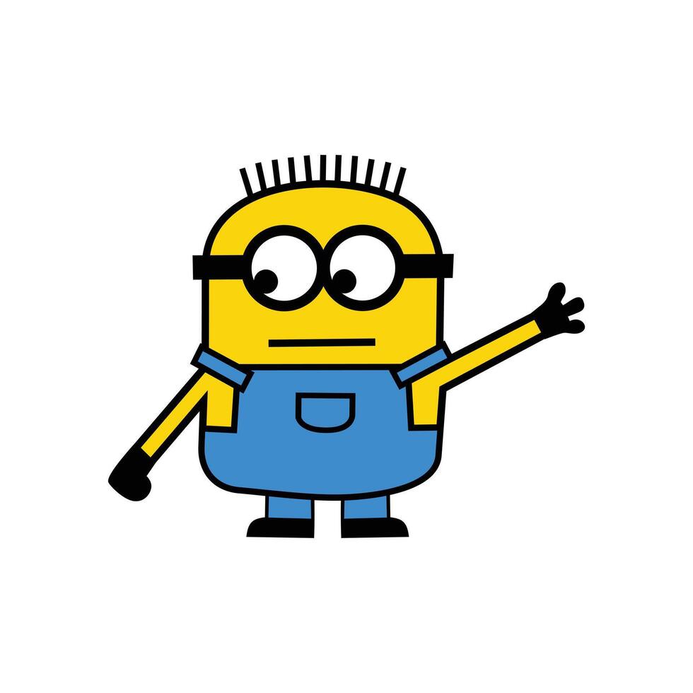 FAT AND CUTE MINIONS vector