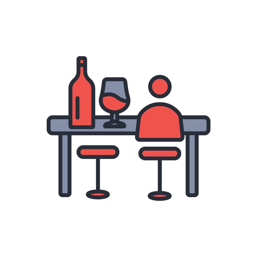 drinking icon. .Editable stroke.linear style sign for use web design,logo.Symbol illustration. vector