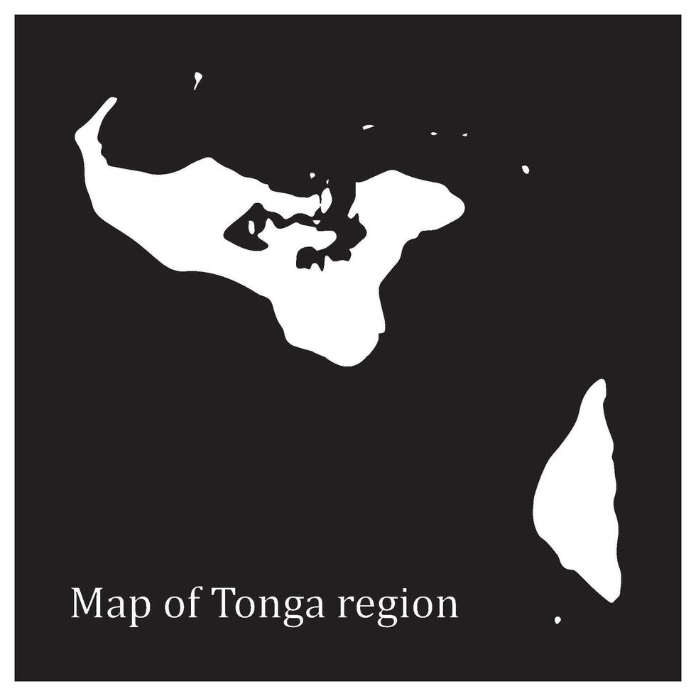 Map of Tonga region vector