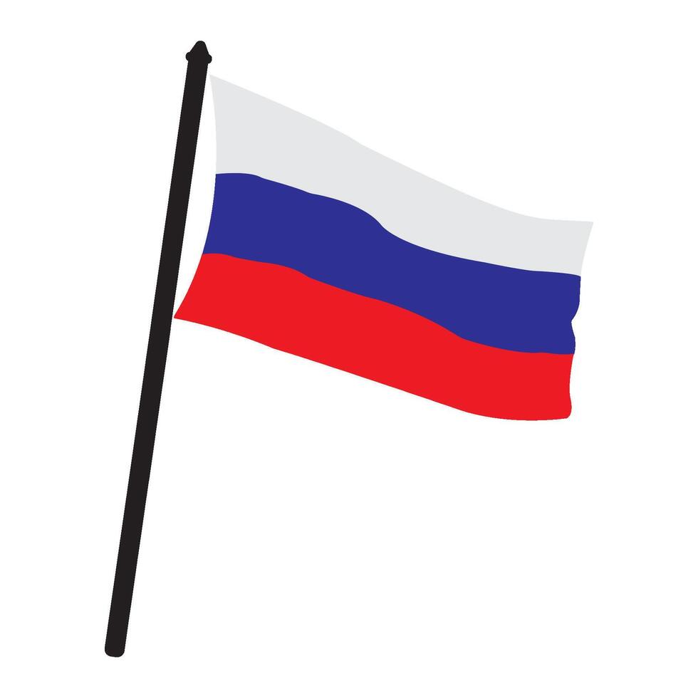 Russia country flag vector