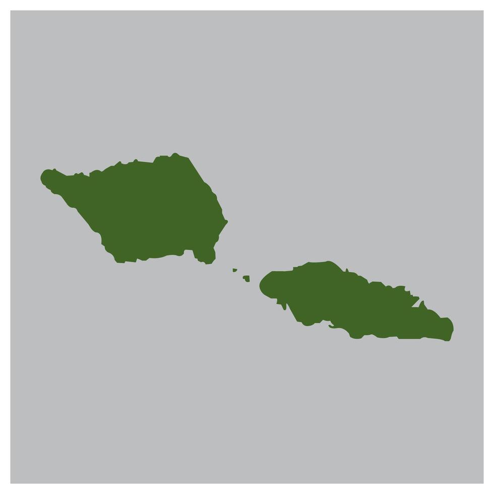 map of samoa region vector