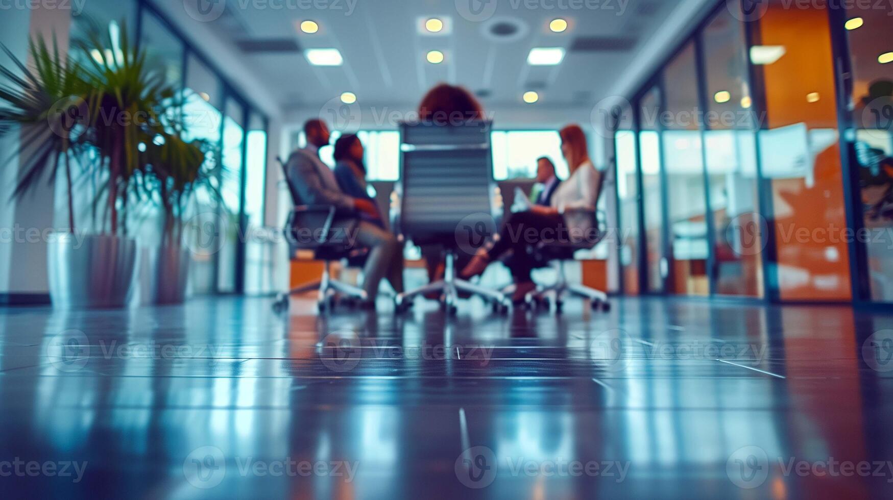 Conference room exudes an atmosphere of readiness photo