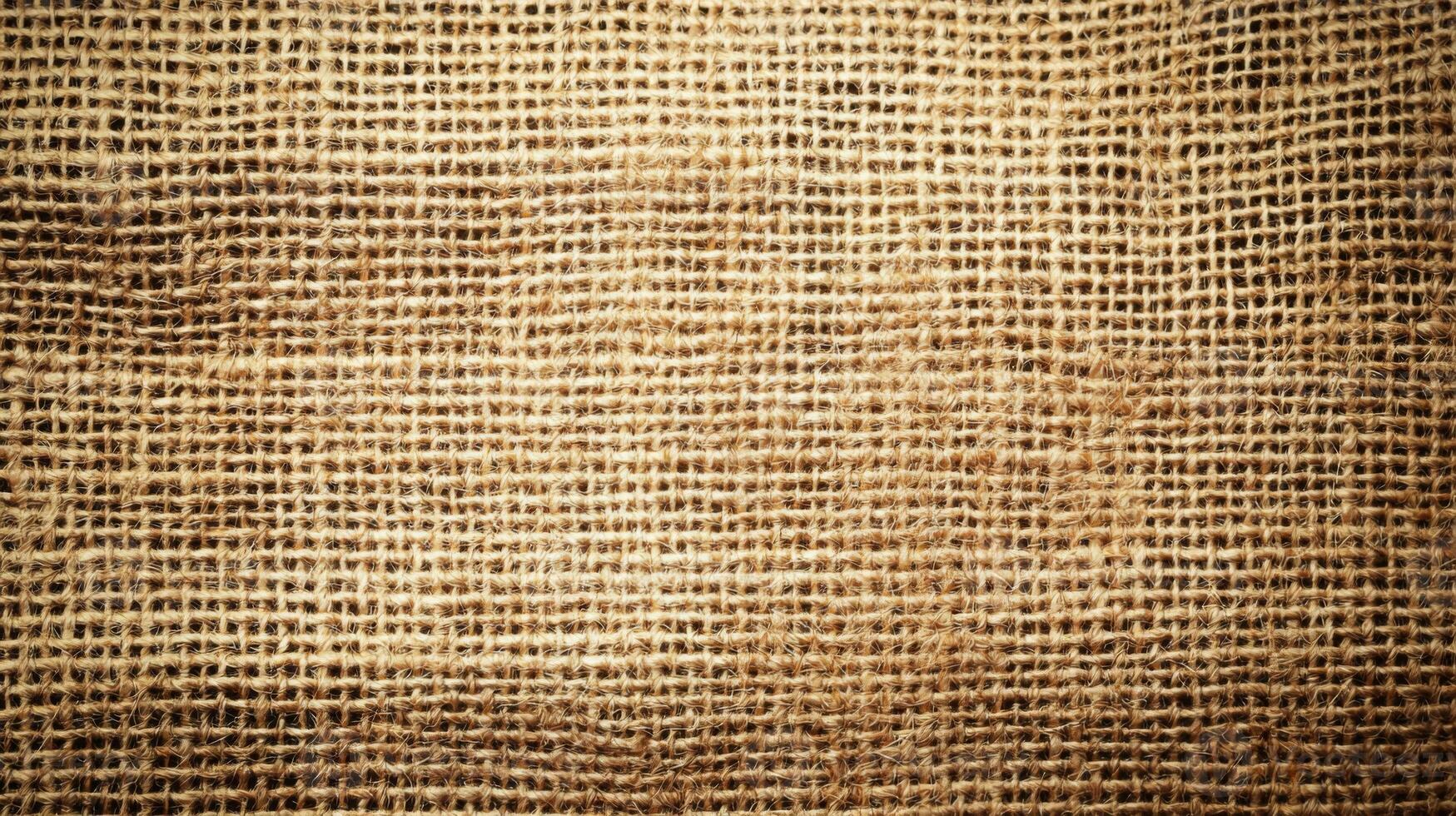 Burlap texture, background of scratchy burlack material in an even light brown color photo