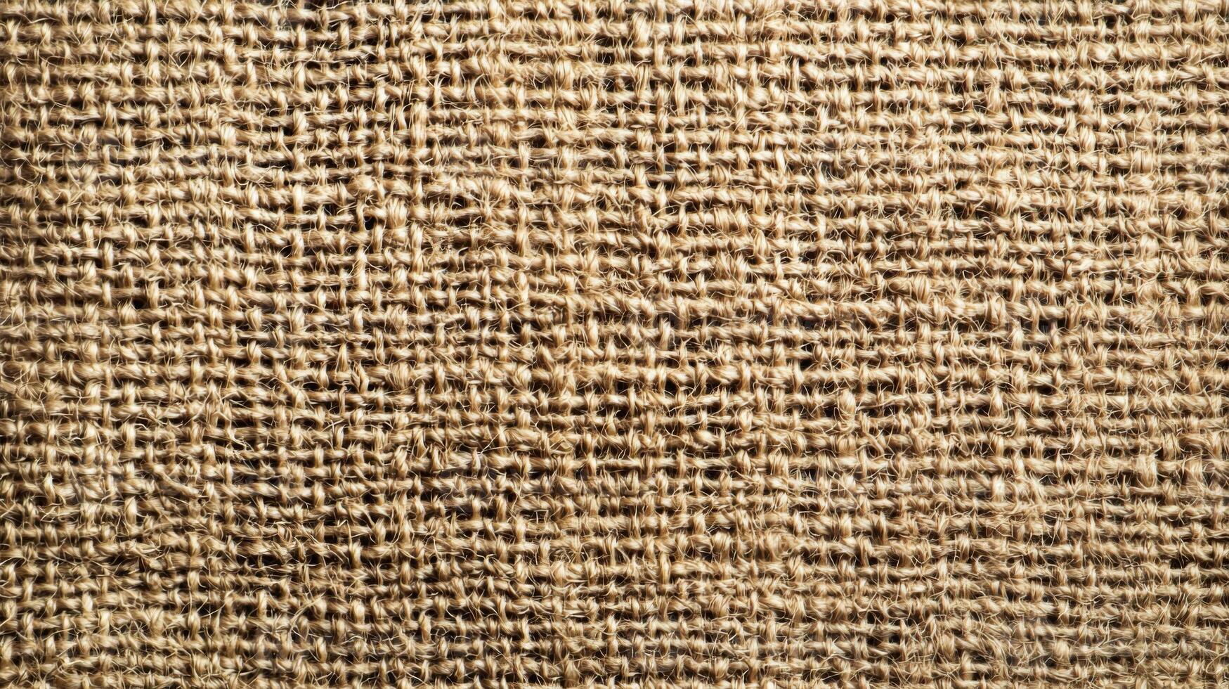Burlap texture, background of scratchy burlack material in an even light brown color photo