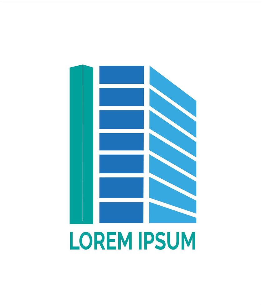 New Real Estate Building Free logo design vector