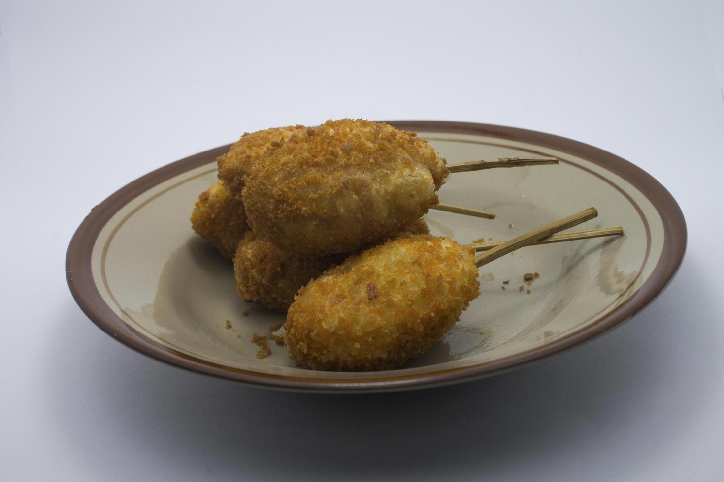 isolated corndog snacks photo