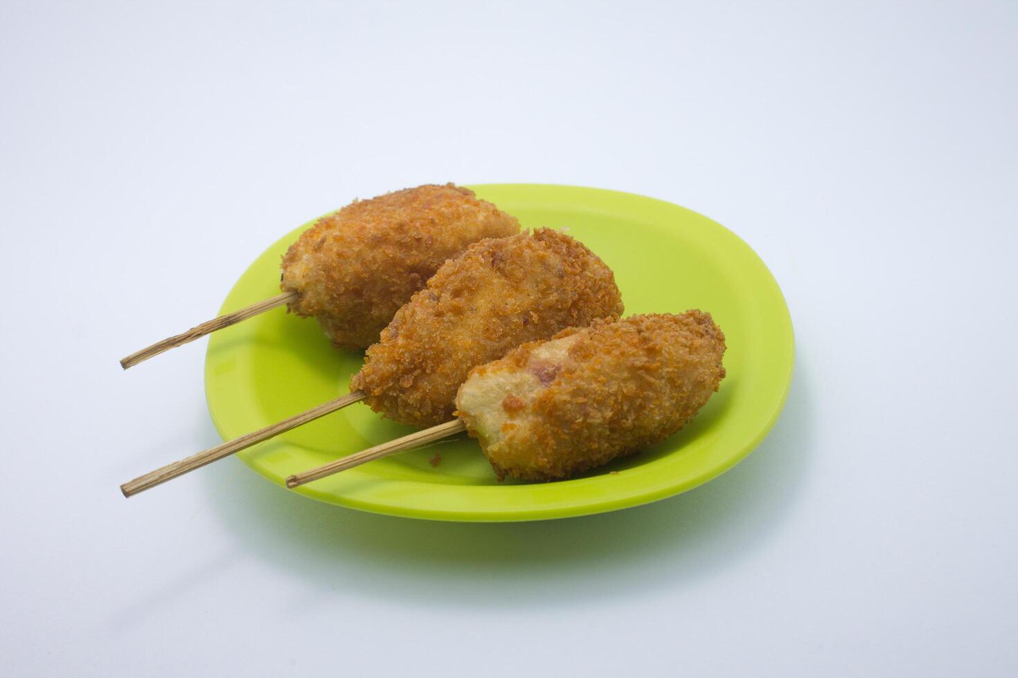 isolated corndog snacks photo