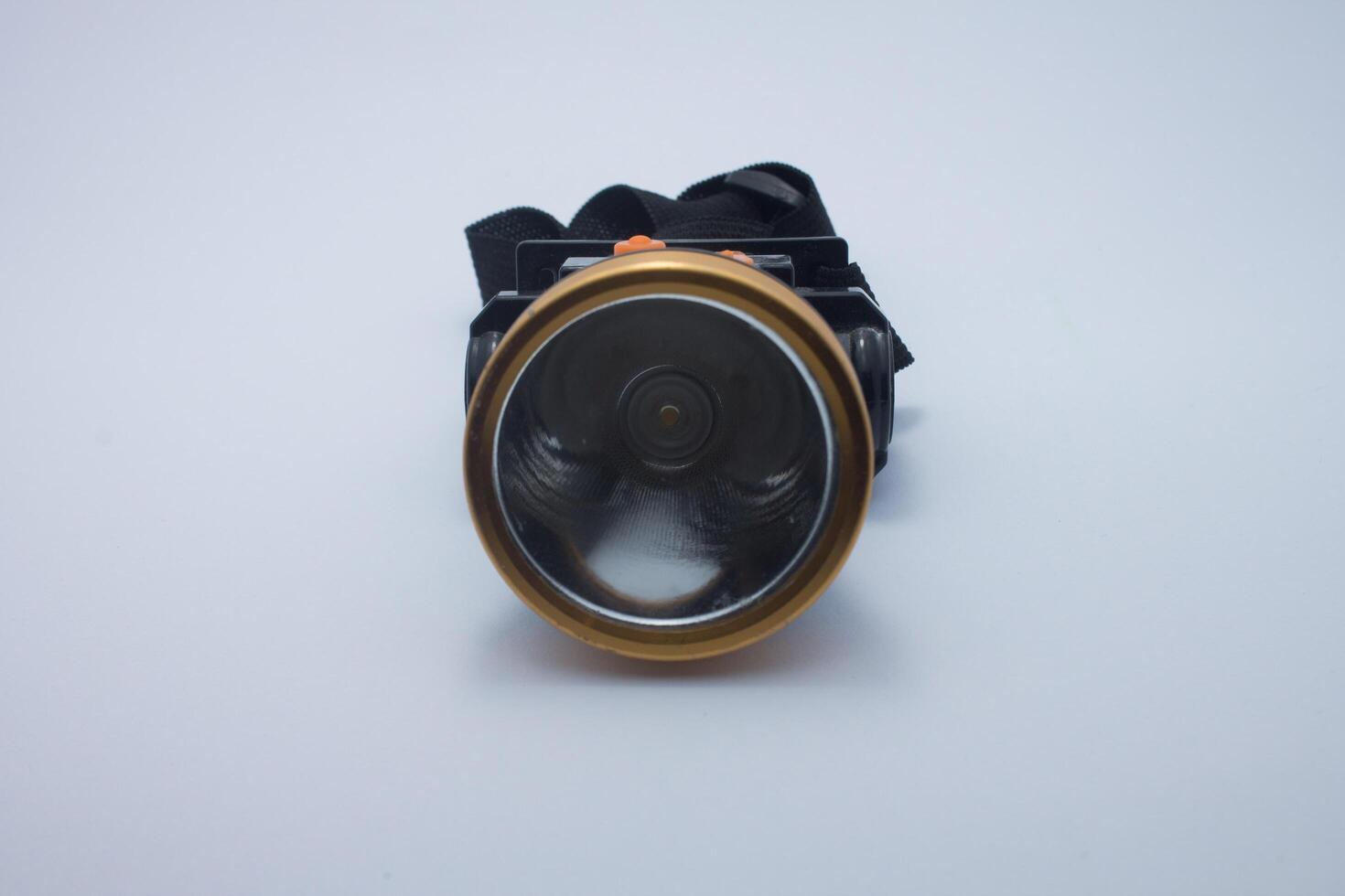 isolated head torch photo