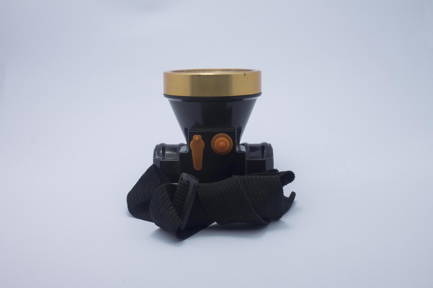 isolated head torch photo