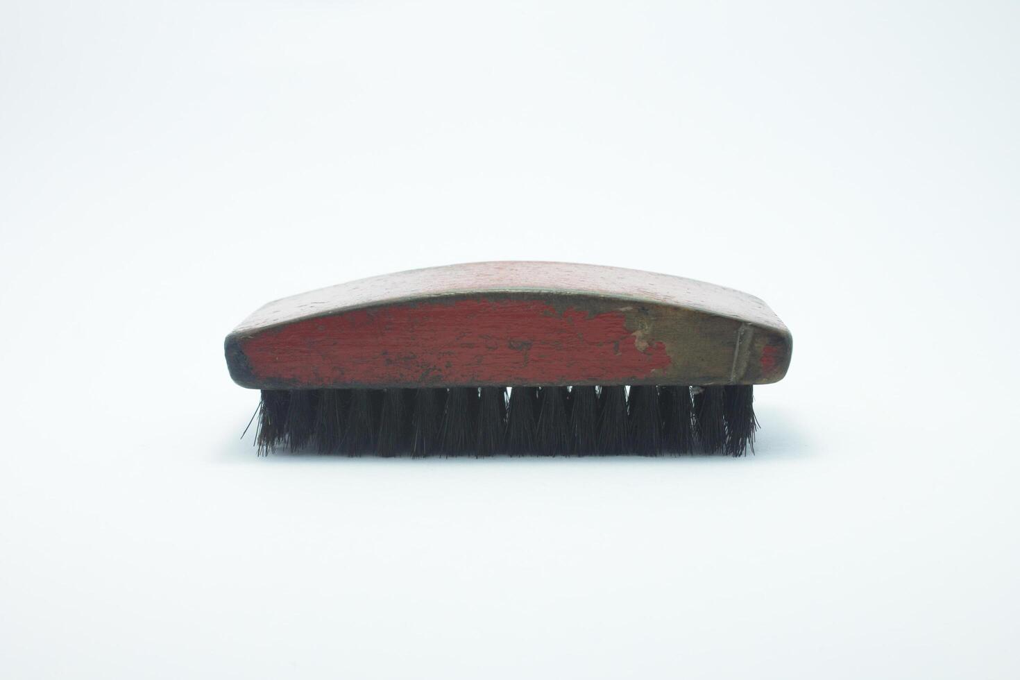 isolated shoe polish brush photo
