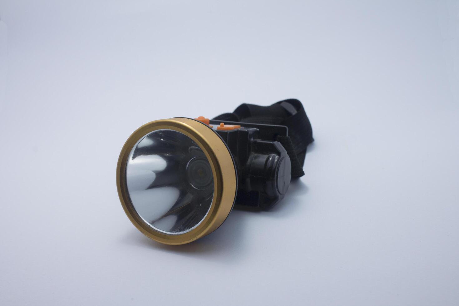 isolated head torch photo