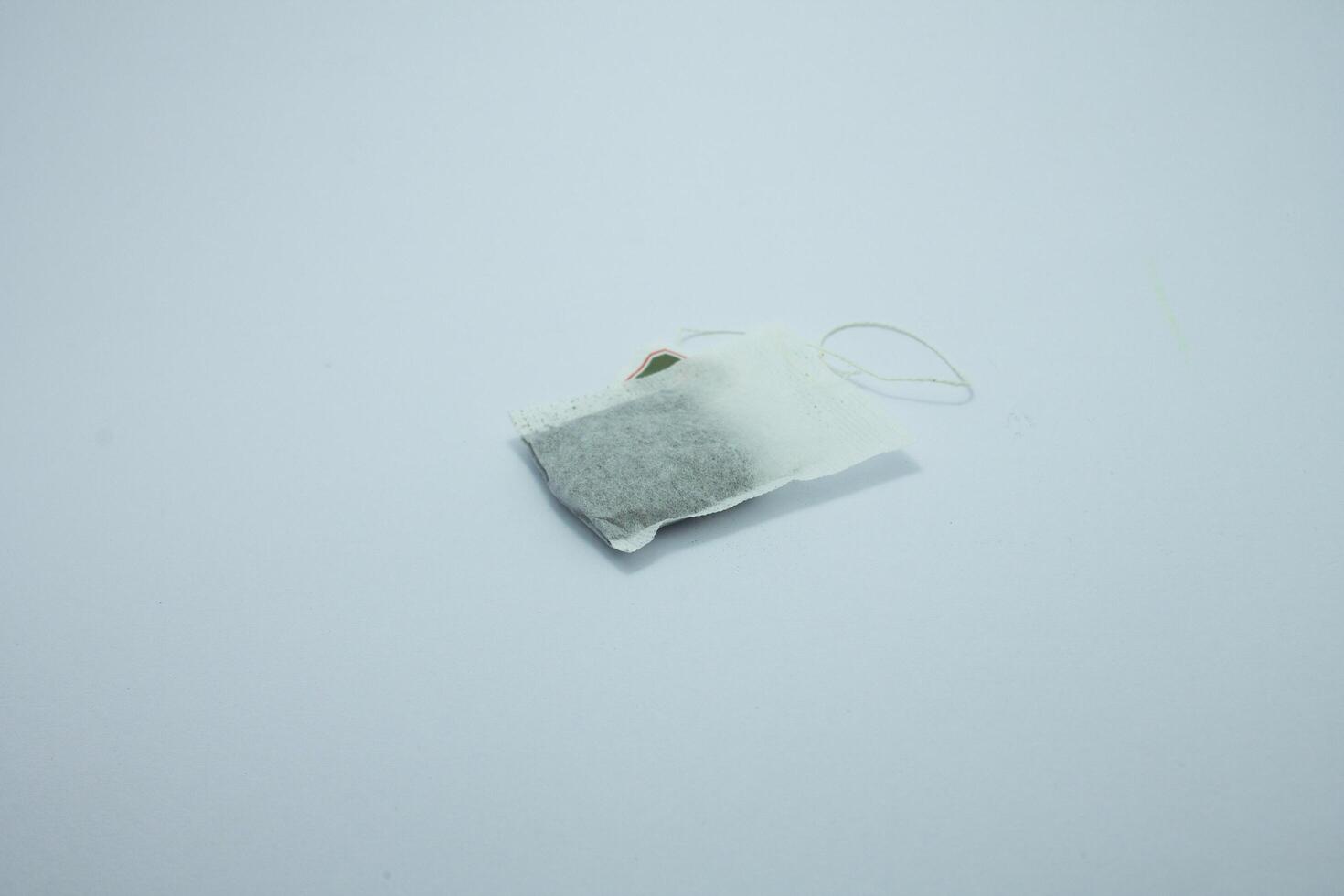 isolated tea bags photo
