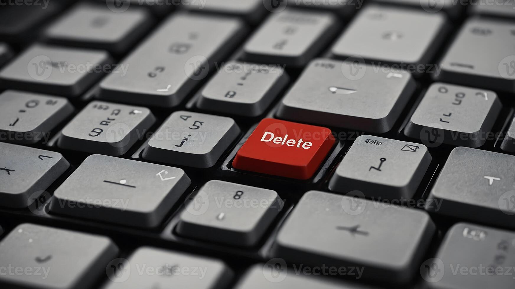 A red button on a computer keyboard with the word date photo