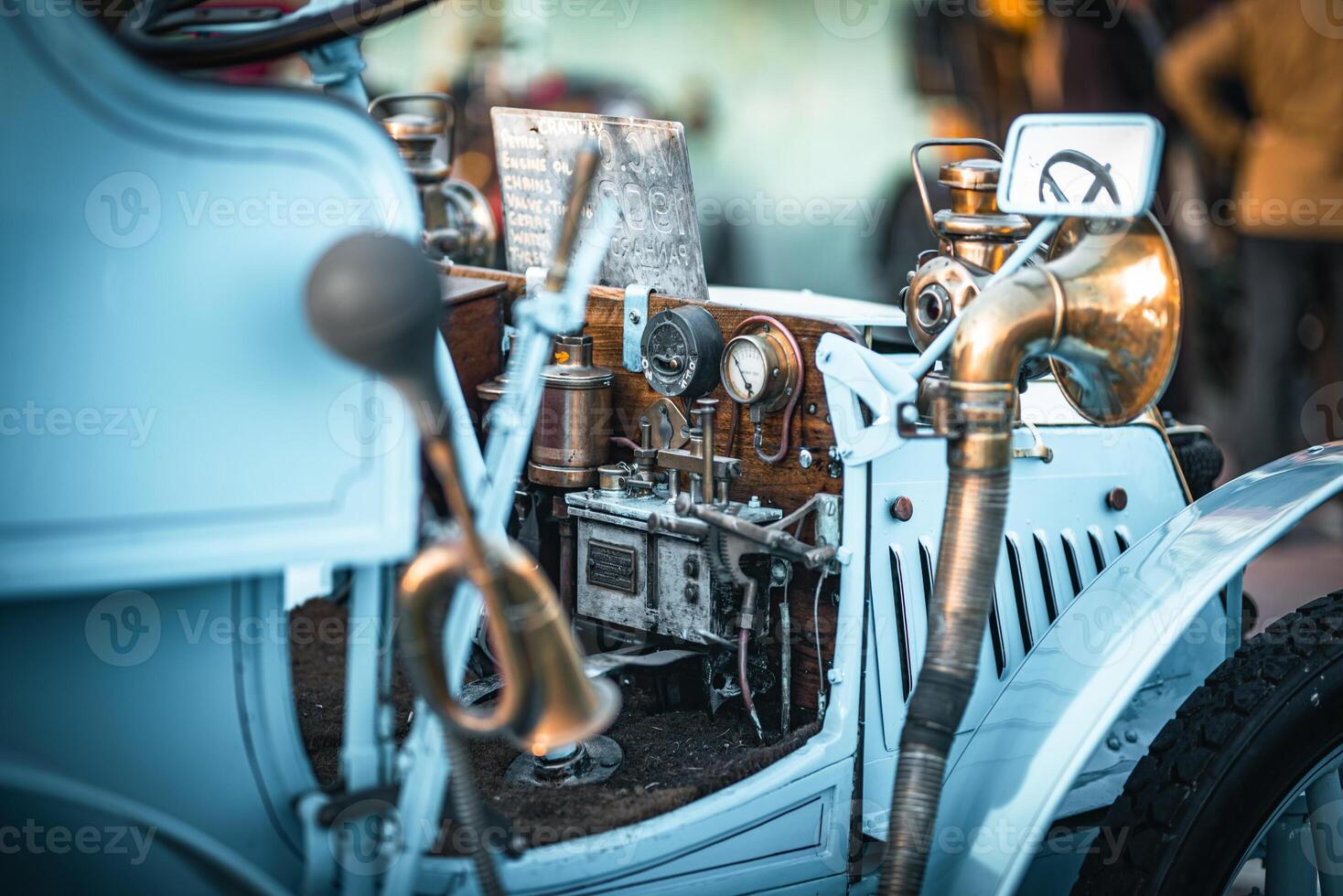 Veteran, vintage car show in Brighton, East Sussex, UK. photo